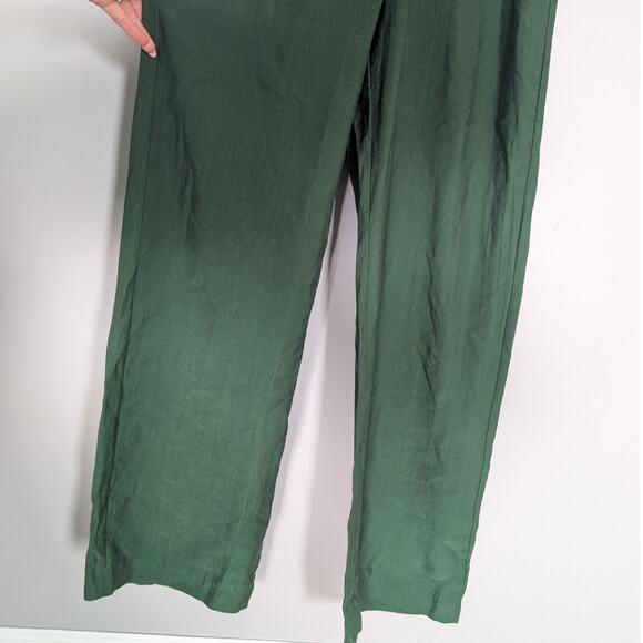 MNG Mango Green Sleeveless Pant Jumpsuit size Small - Picture 4 of 6